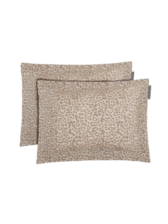 Greenwich Polo Club 2289 Σετ Μαξιλαροθήκες Oxford Taupe 50x70εκ.