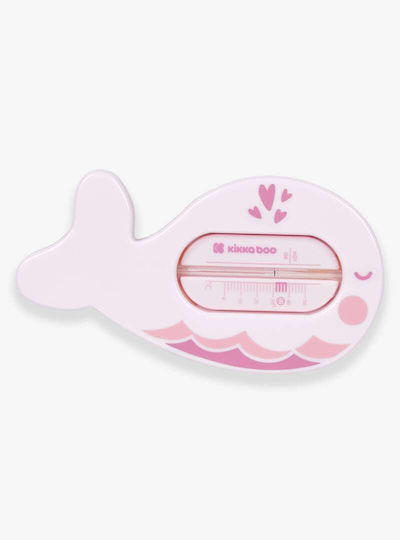 Kikka Boo Whale Pink Bath Thermometer