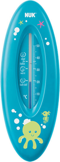 Nuk Analog Bath Thermometer Ocean 10°C - 50°C Light Blue Octopus