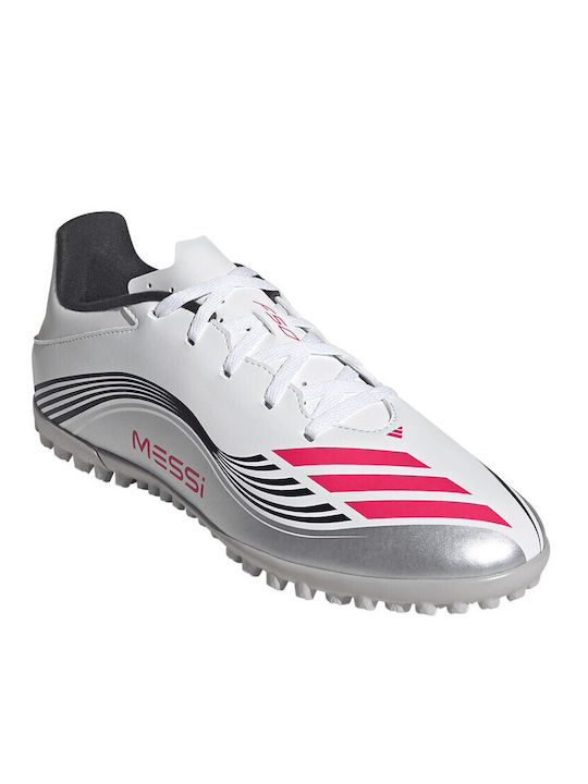 adidas F50 Messi Club Футболни Обувки с Гумена Подметка Бял