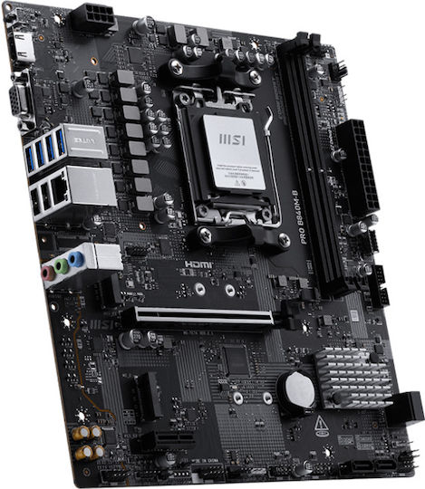 MSI PRO B840M-B Motherboard Micro ATX με AMD AM5 Socket 7E76-002R