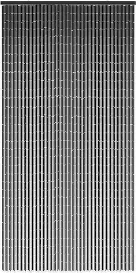 vidaXL Κουρτίνα Πόρτας από Μπαμπού Γκρι 100x200cm 4017449
