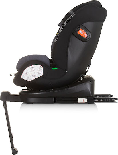 Chipolino Tourino Scaun Auto pentru Copii i-Size cu Isofix Negru 0-36 kg