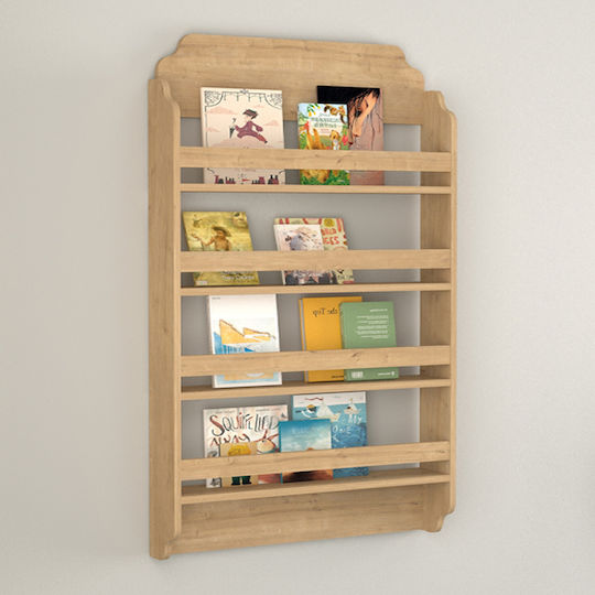Kids Wall Shelving Unit 80x15x132cm