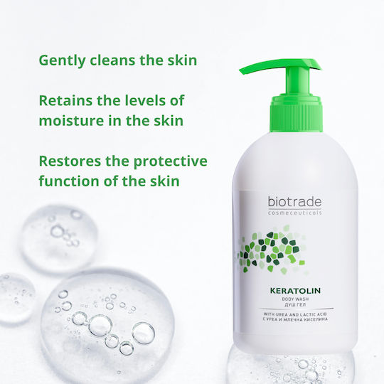 Biotrade Keratolin Gel de Duș cu AHA pentru Exfoliere 400ml