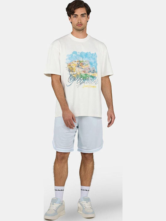 T-shirt Washed Unbleached