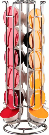 Metal Storage Stand for Dolce Gusto Capsules 32.5x11.5x32.5cm ED520354