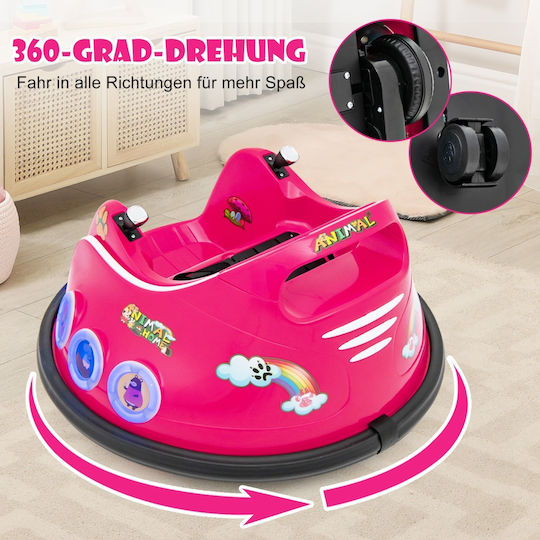 Kinder Auto Einsitzer mit Fernbedienung 12 Volt Rosa