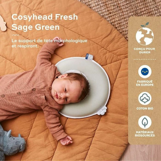 Babymoov Baby Plagiocephaly Pillow Fresh Sage Green