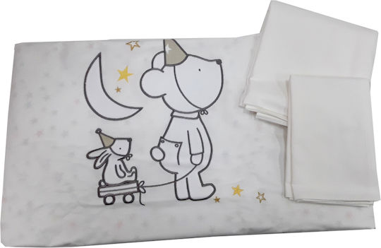 Kikka Boo Σет За Количка Little Dreamer Stars Бежов 3бр