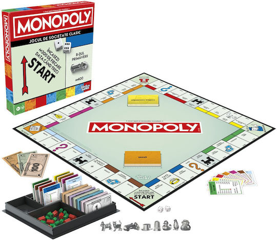 Joc de Societate Monopoly Classic pentru 2-6 Jucători 8+ Ani Hasbro