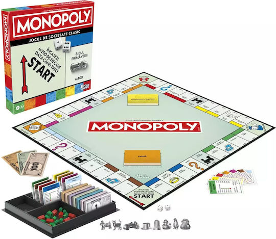 Joc de Societate Monopoly Classic pentru 2-6 Jucători 8+ Ani Hasbro