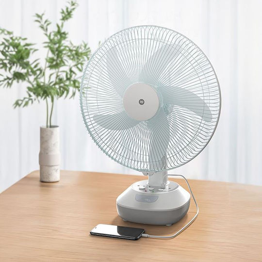 Rechargeable Solar Fan 16''