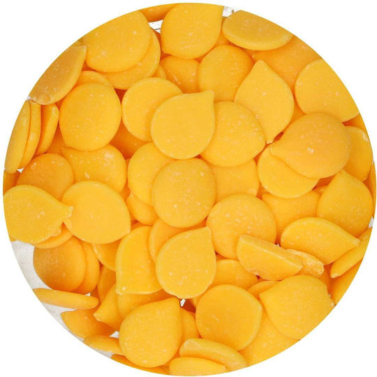 Deco Melts Yellow Chocolate Drops 250g Funcakes