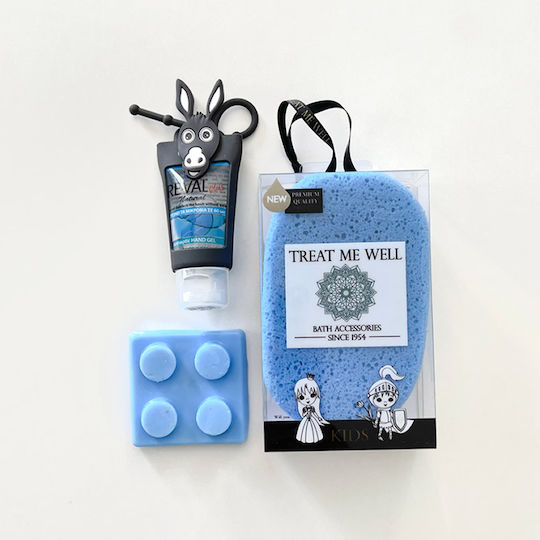 Treat Me Well Βρεφικό Σφουγγάρι Μπάνιου Blue