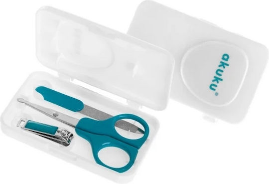 Akuku Baby Nail Care Set Green 3 Pieces