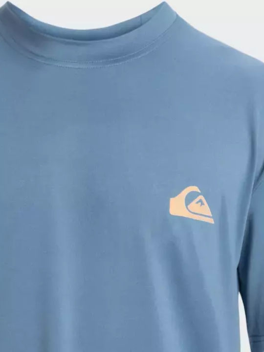 Quiksilver Ежедневна UPF 50 Мъжка Къс Ръкав Слънцезащитна Блуза Син