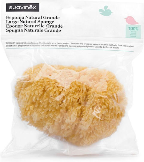 Suavinex Baby Bath Sponge Beige 1pcs