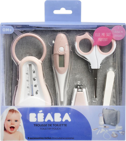 Beaba Baby Pflege-Set Old Pink 9 Stück