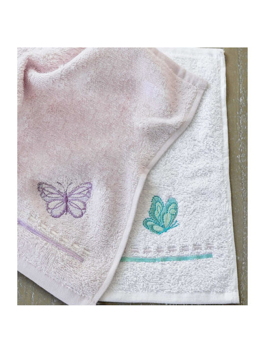 Nima Βρεφική Λαβέτα Butterflies Butterflies - One Color Βάρους 420gr/m²