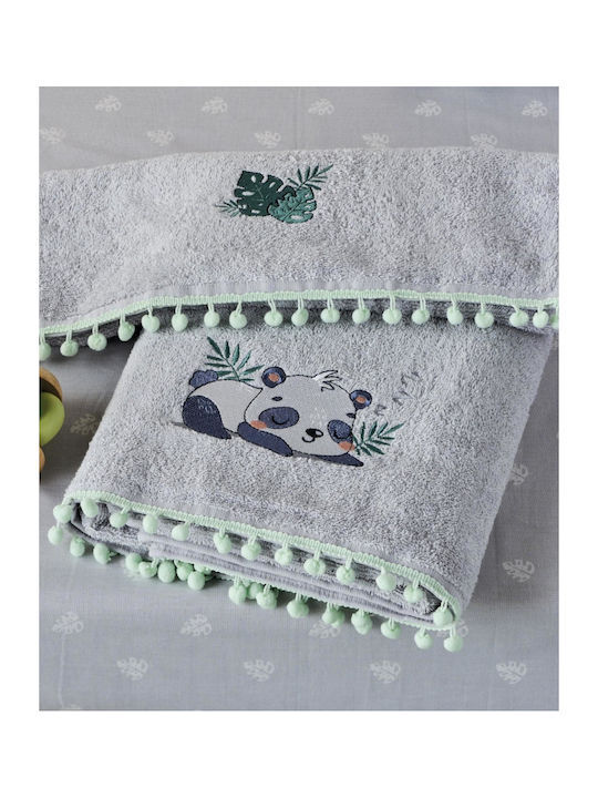 Kentia Set of baby towels 2pcs Loft Gray Weight 400gr/m²