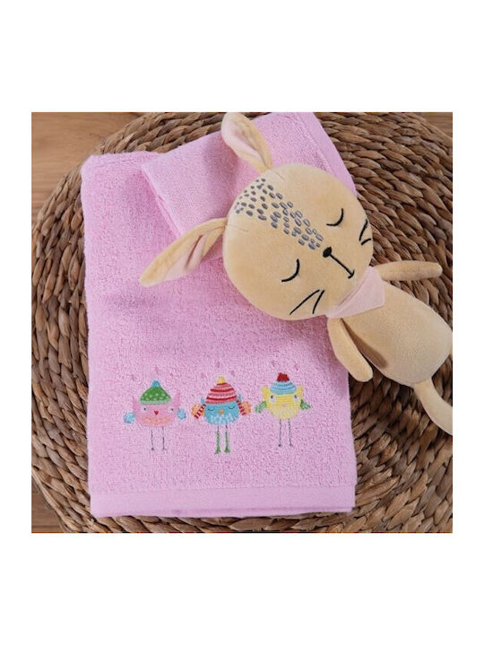Nef-Nef Homeware Set of baby towels 2pcs Tweet So SweetLovely Sweet Lovely Weight 420gr/m²
