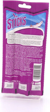 Whiskas sticks Λιχουδιές σε Stick με Σολομό για Ενήλικες Γάτες 3τμχ 18gr