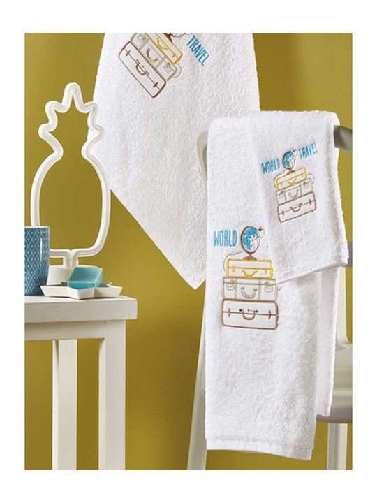 Whitegg Σετ Βρεφικές Πετσέτες 3τμχ Kids Bath SP51 Λευκές