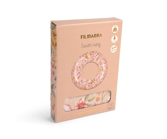 Filibabba Swim Ring Ocean Blossom Παιδικό Σωσίβιο Κουλούρα Σχέδιο Λουλουδιών 1τεμ