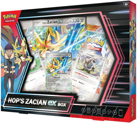 Nintendo Hop’s Zacian ex Бустер Пакет (Английски)