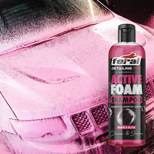 Feral Car Wash Shampoo with Scent Bubble Gum 500ml