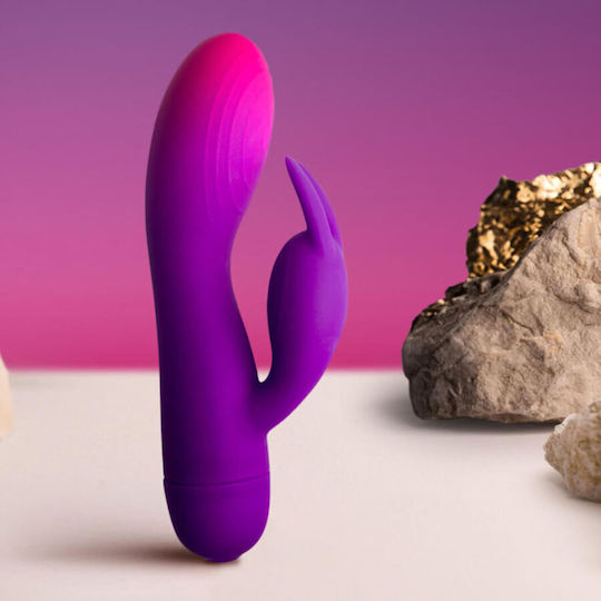 Rocks Off Glo Δονητής Rabbit 17.1cm Μωβ