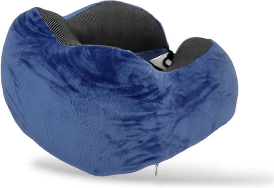 Mcan M-13 Memory Foam Travel Pillow Travel Set Pillow 19x12cm Blue
