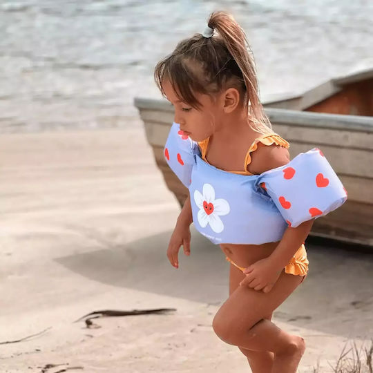 Swim Essentials Swimming Armbands from Foam 2-6 years with Chest Support Flower Hearts