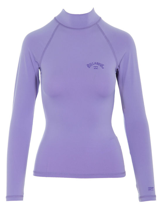 Billabong Tropic Surf UPF 50+ Дамска Дълъг Ръкав Слънцезащитна Блуза Лилава
