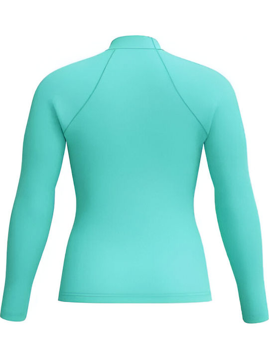 Speedo UPF 40+ Дамска Дълъг Ръкав Слънцезащитна Блуза Тюркоазенa
