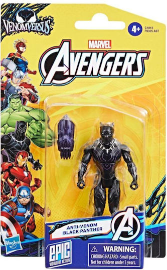 Action-Figur Venomversus Epic World Of Action Anti-venom Marvel Avengers Schwarzer Panther 10.16cm.