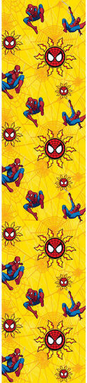 Disney Kids Rod Pocket Curtain SP002 Spiderman Yellow 140x290cm