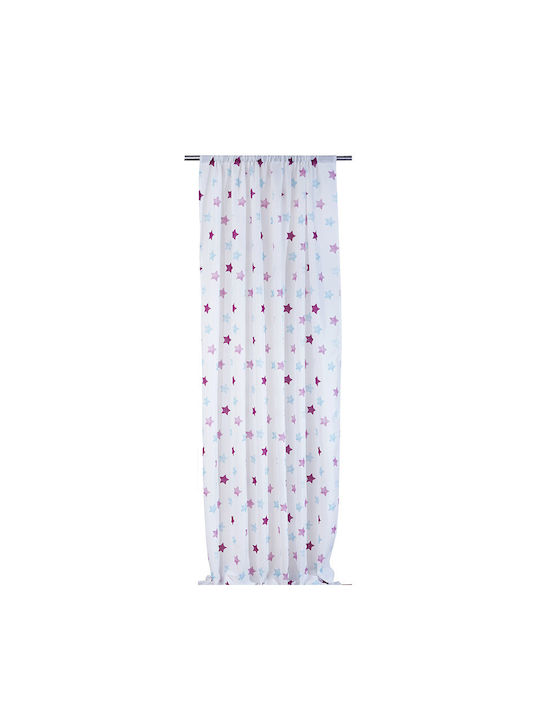 Viopros Kids Rod Pocket Curtain Frankie Turquoise 651765 140x270cm