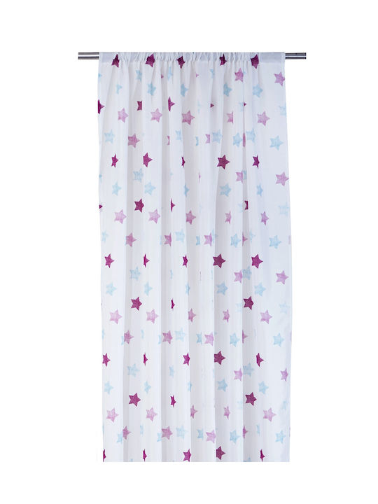 Viopros Kids Rod Pocket Curtain Frankie Turquoise 651765 140x270cm