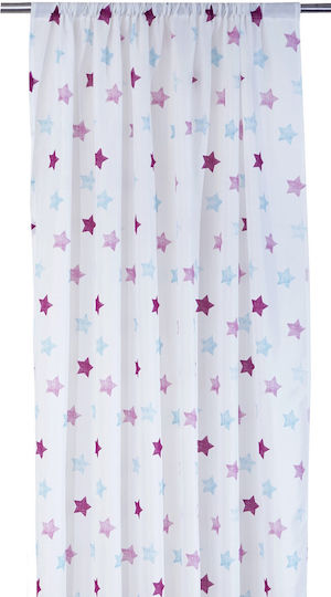Viopros Kids Rod Pocket Curtain Frankie Turquoise 651765 140x270cm