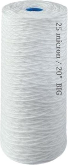 Atlas Filtri Water Filter Cartridge Central Water Filtration System 20" FA 20 BIG SX 25mcr 25 μm