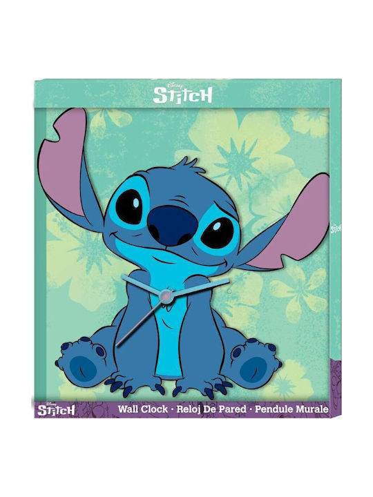 Disney Детски стенен часовник Stitch 50εκ.