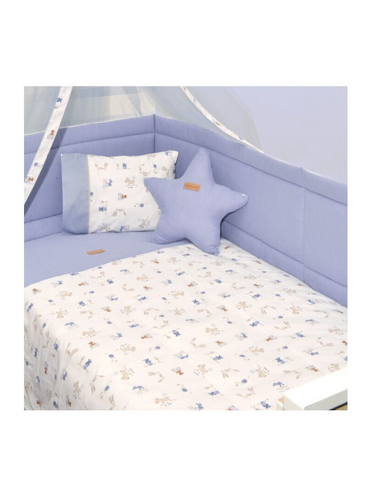 Baby Oliver Duvet Crib Cotton Ecru 100x140cm