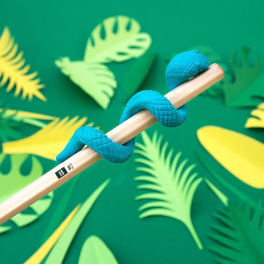 Suck Uk Pencil & Eraser Jungle Eraser Snake Blue