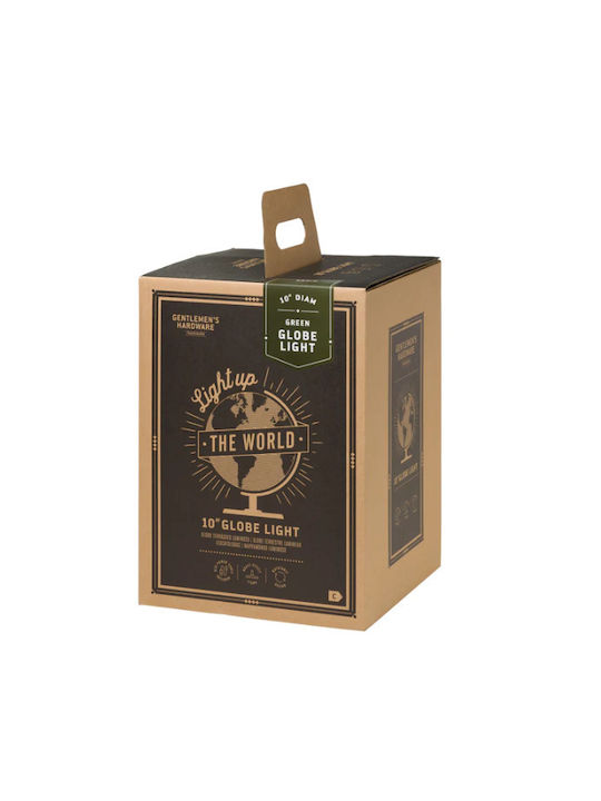 Υδρογειος Σφαιρα Φως Green Globe Light 10'' Eu Plug Gen686