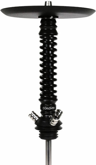 Mamay Customs Ναργιλές Coilover Μονός Μαύρο-ασημί 56cm