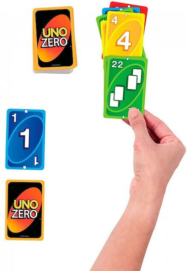 Brettspiel Uno Zero für 2-8 Spieler 7+ Jahre (EN) Mattel