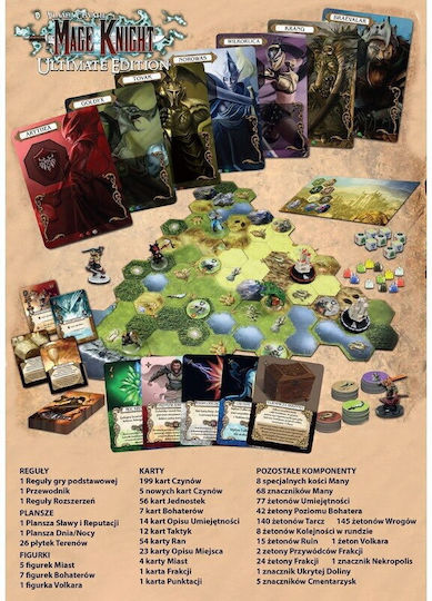 Spiel Erweiterung Mage Knight Ultimate Edition (PL) für 1-5 Spieler 14+ Jahre (EN) Portal Games