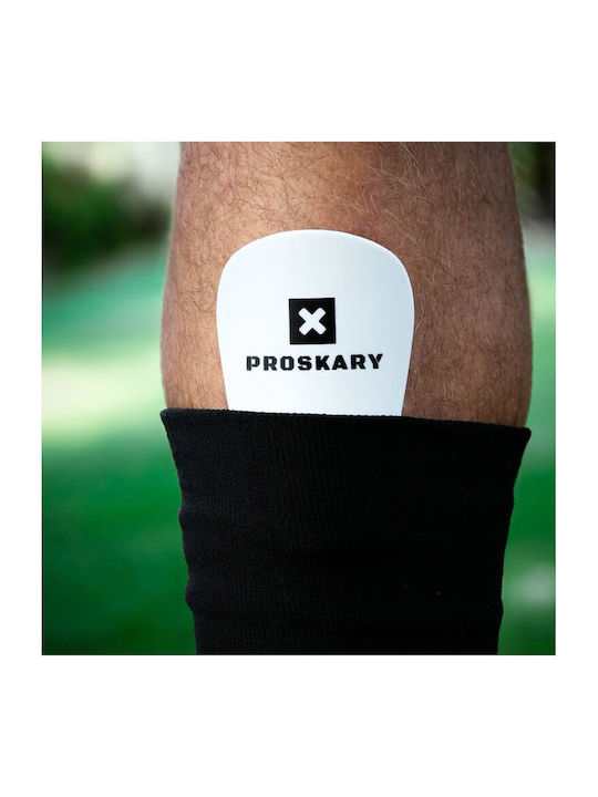 Proskary Mini White Soccer Shin Protectors